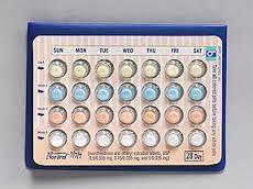 three successive 7-day periods. With either type of combination oral contraceptive, active pills are taken for 21 days followed by 7 days of placebo.