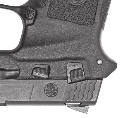 MANUAL THUMB SAFETY For Those Models So-Equipped Your M&P BODYGUARD 380 pistol may be equipped with a manual thumb safety lever. WARNING: NEVER RELY ON MECHANICAL FEATURES ALONE.