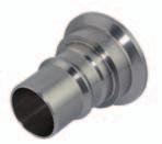 - UPB 25 available as standard with clamp profile according to ISO 2852.
