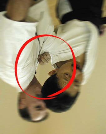 Irimi Nage Although there are several versions of a basic irimi throw, nage should always position themself behind the inside shoulder of uke after the initial blend is made with uke's attack.