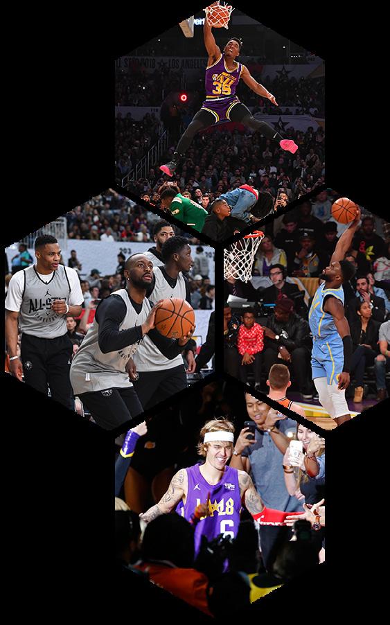 ELEVATE YOUR EXPERIENCE NBA ALL-STAR CELEBRITY GAME presented by Ruffles FRIDAY, FEB. 15 7:00PM AT THE BOJANGLES COLISEUM TICKET TO GAME MTN DEW ICE RISING STARS FRIDAY, FEB.