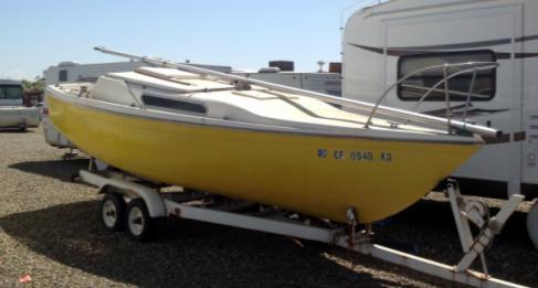 For Sale 1975 22 ft. Venture with trailer. Includes main, jib, and genoa. Ready to sail.