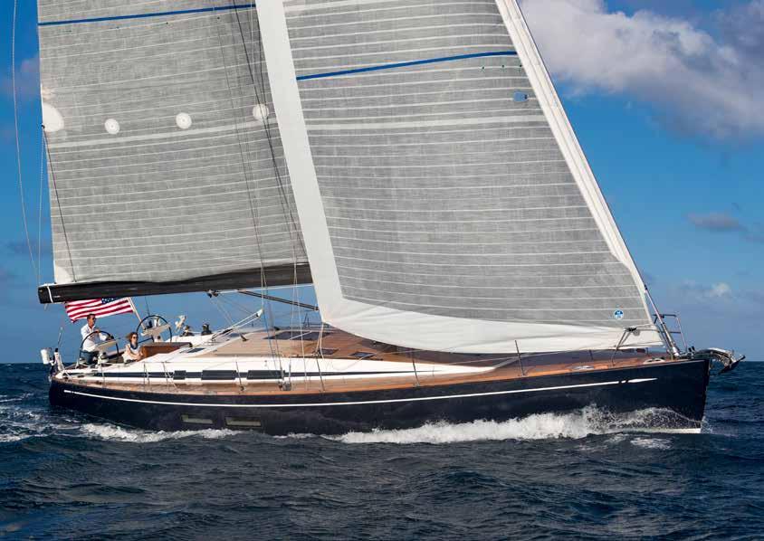 This is a sailing yacht, large enough for a group of six to cruise in comfort but small enough to be able to be sailed and maintained by her owners.
