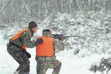 In 2010, hunters can choose between the American plan with accommodations at the lodge and the Chicotte-la-Mer cabins, or