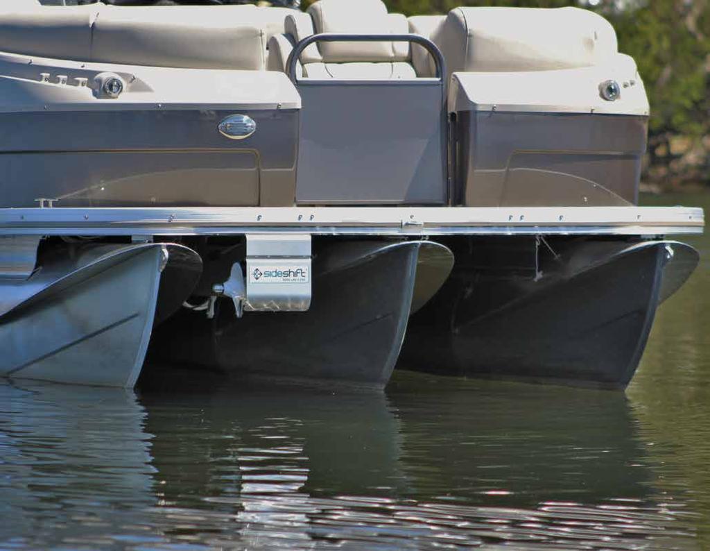 THE LEADER IN EXTERNAL THRUSTER TECHNOLOGY Easy Do-It-Yourself Installation Sideshift bow and stern thrusters are a great DIY project, or can be installed by any marine service department or boatyard.