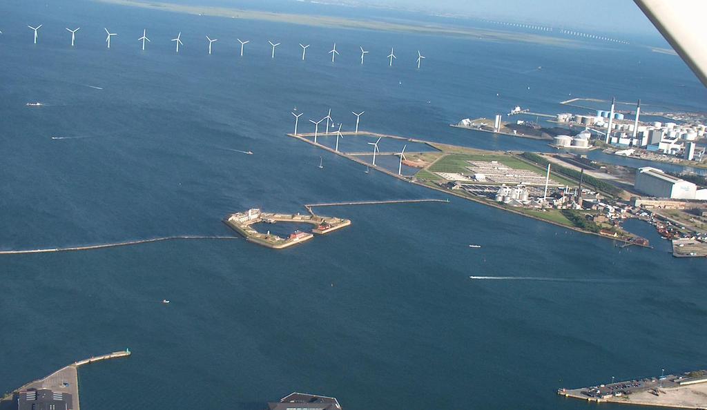 (Tideng) Offshore wind (Middelgrunden 40 MW, Samsø 23 MW, Hvidovre 7.