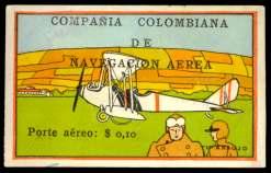 Estimate $500-750 515 516 515 Colombia, Air mail, 1921, 10c on 50c pale gr