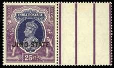 BRITISH COMMONWEALTH 72 a In dia: Azad Hind, 1943, Indian Legion, imperforate, sheets of 100, fan tas tic group rarely of fered, com - pris ing 1A + 1A dark brown (Michel