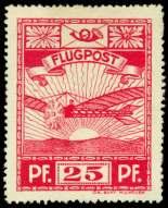 Estimate $200-300 239 Ger many, Air mail Semi-Of fi cial, 1912, both 10pf Regensburg (Michel 6-7), part o.g., F.-V.F. Michel 2,600 ($3,380).