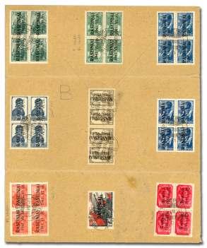 Estimate $750-1,000 253 ( ) Ger many, Pro pa ganda La bels for Great Brit ain, 1943-44, ½d Sta lin & 1½d Cor o na tion, with out gum as is sued, F.