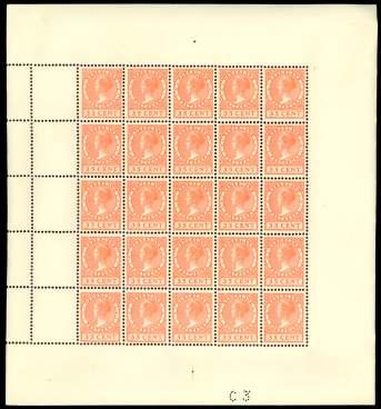 340 341 342 340 ( ) Monaco, 1885, Prince Charles III, 1fr black on yel low (9), un used with out gum, fresh and well cen - tered; reperfed at top and right, Very Fine ap pear ance. Scott $1,750.
