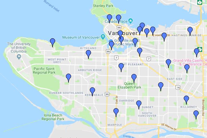 Community Centres None in Victoria-Fraserview