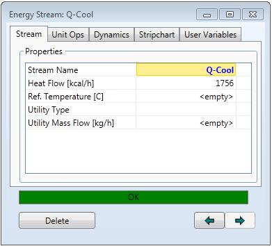 4.40. The total heating duty for this design is 16,270 kcal/h and the total cooling duty is 9,218 kcal/h. 4.41. Save this the HYSYS file as Dist-009H_Extraction.hsc. 5.