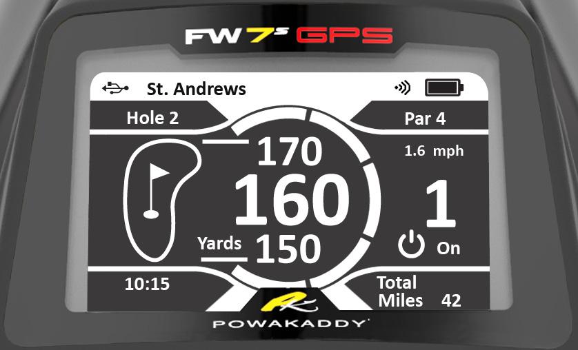 Use your mobile device GPS pinpoint your location or use the search bar. Select the required course and the trolley will begin the update. Do not disconnect the battery during the update.