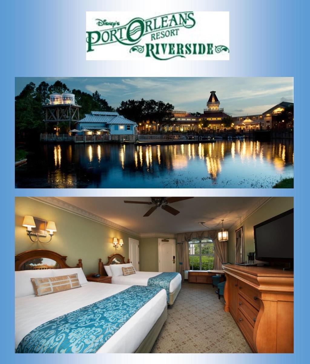 LODGING Dancers and families will be hosted at Disney s Port Orleans Riverside Resort.