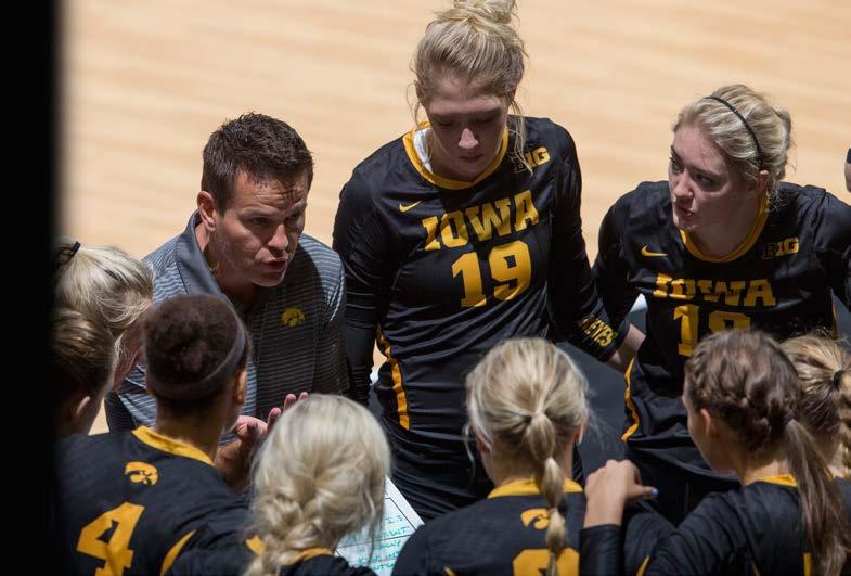 SEASON PREVIEW 2015 SEASON PREVIEW When University of Iowa head coach Bond Shymansky was hired 18 months ago, he knew bringing the volleyball program from the bottom of the Big Ten Conference to the