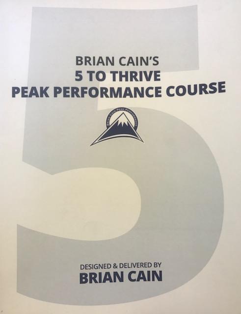 Brian Cain The Mental Game Enhanced in year 2 5 to Thrive 6 Week Video Mental