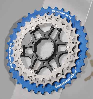 28 MAGE SKX3 Add a lower gear range to your SHIMANO Road Cassette and reach the top of any hill you thought impossible.