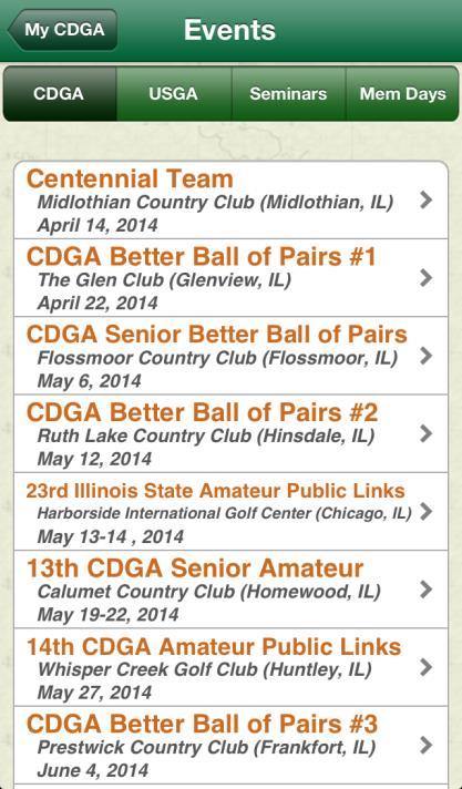 2013 Members can post scores, access their USGA Handicap Index, view handicap