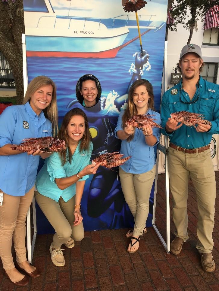 Headquartered in Pensacola with 8 satellite events statewide. Hosted Lionfish Awareness at DEMA Dive-In-Day at the Capitol Building in Tallahassee.