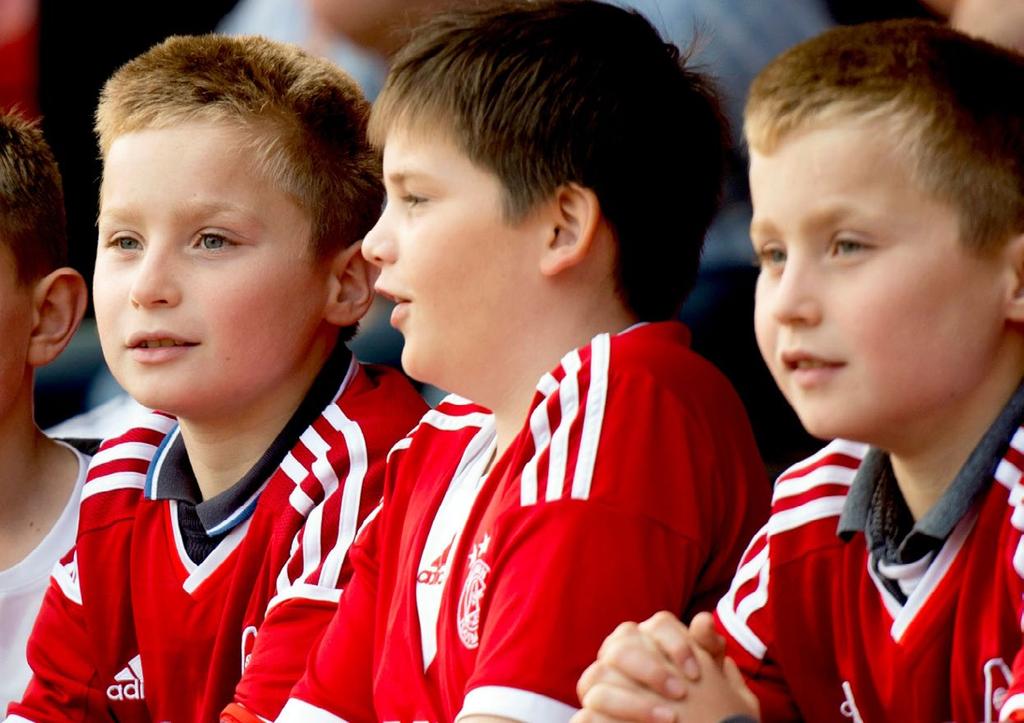 UNDER 12 S The future looks bright for The Dons with Rooney, McGinn, Hayes and all your other favourites signed up for another season at Pittodrie and we want you to be inspired to join them!