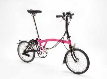 B-spoke YOUR BROMPTON FRAME MUDGUARDS & RACK Version E Going without mudguards lends the bike a sharper appearance and is also the lightest and least expensive option,