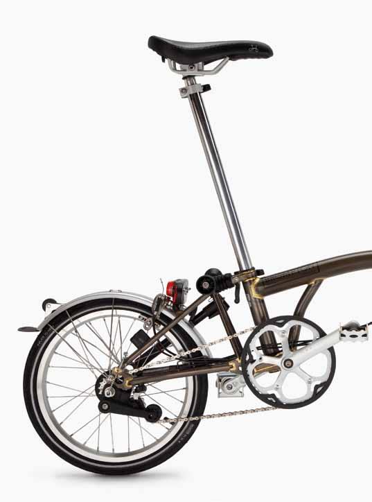 To be a truly personal transport solution, a bike should be built around your needs. YOUR BROMPTON B-spoke TM All-STEEl OPTION On all Bromptons, steel is used for the main frame and handlebar stem.