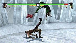 It's best to use your environment and grapples for FREE FALL KOMBAT and
