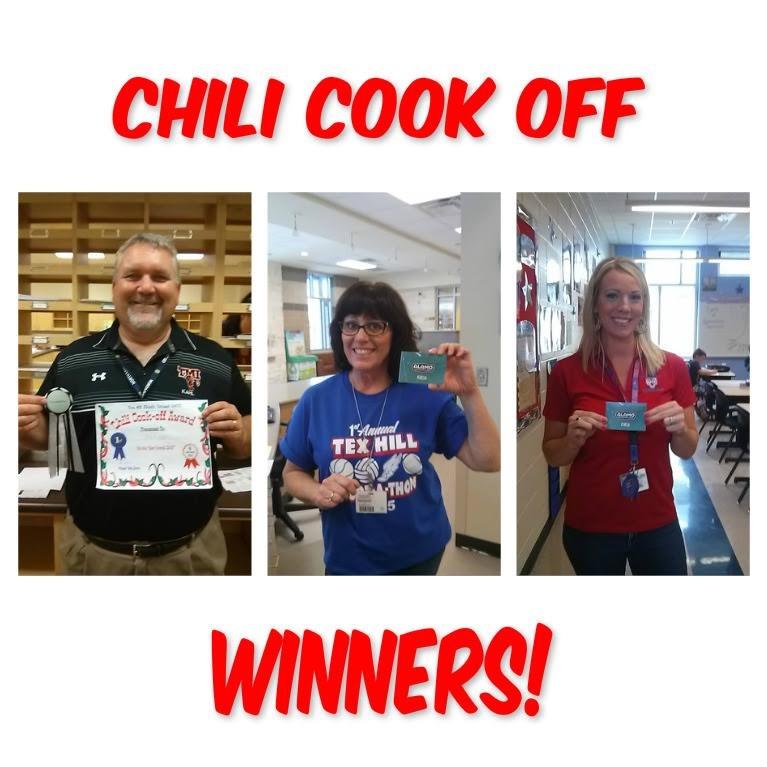 Sara and I want to take this opportunity to Thank you all who participated in our Chili Cook Off. It was an amazing chili cook off day and perfect weather for it.