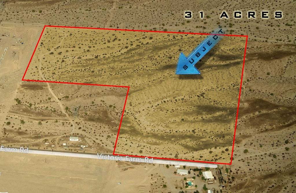 LAND FOR SALE - Industrial Park/Planned Development Z 31 Acres - (1,350,360 Sq. Ft) $2,100,000 / $1.55 Sq. Ft. Lake Havasu - Victoria Farm Road LOCATION: The site is located on Victoria Farm Rd.