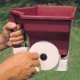 For small areas, not much larger than a typical yard Type: Hand-held rotary, 1-pound capacity Cost: Less than $10 Brand name: Numerous Availability: Most feed, hardware, and garden stores Bait