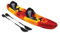 Glide Jr Paddlers WHITE WHITE & GREEN BLUE + CONVOY KAYAK - FOR TWO PEOPLE + ONE ADDITIONAL PASSENGER The Bluewave Convoy Kayak comfortably sits 1-2 paddlers with an additional moulded seat for a