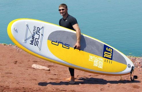 The Wave Rider isup board has exceptional manoeuvrability, excellent glide speed and tacking with awesome stability.