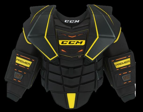 max 3.0 CHEST AND ARM PADS IIHF Rule 189 max 18.