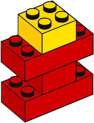 LEGO bricks: Blue child Green child Red child The