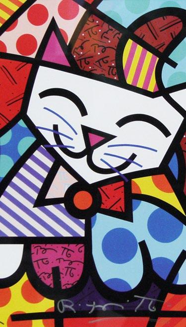 Romero Britto continued... ROMERO BRITTO today is represented in galleries and museums across five continents.