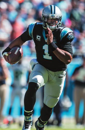 Cam Newton NEWTON IS PANTHERS ALL-TIME PASSER As he enters his eighth season, quarterback Cam Newton is the Panthers all-time record holder in passing yards (25,074), passing touchdowns (158), pass
