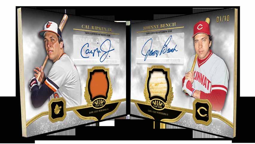 AUTOGRAPHED RELIC CARDS Dual Autographed Tier One RelicS