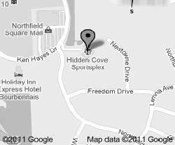 Hidden Cove Sportsplex Location: 70 Ken Hayes Dr.