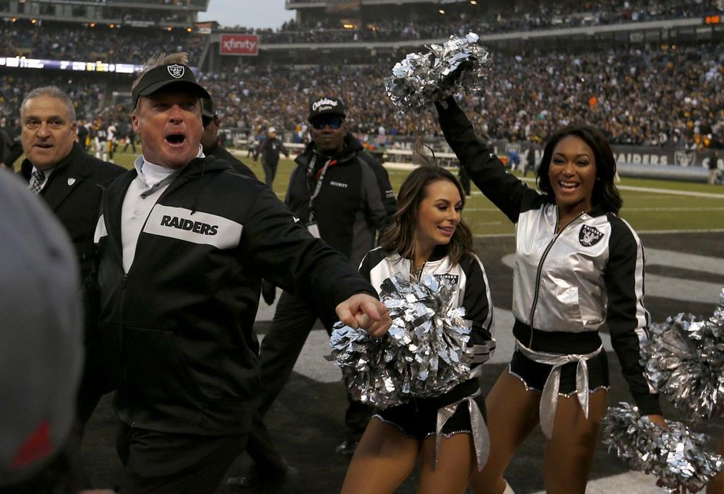 NFL BEST BETS 2-2 ATS LAST WEEK SEASON ATS RECORD NOW 34-20-2 63% Gruden Ecstatic After Win Over Steelers NFL Football Recap -- The Oakland Raiders and San Francisco 49ers each won on the same day