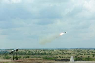 Indigenously developed Man Portable Anti-Tank Guided Missile (MPATGM), was successfully flight tested for the second time from the Ahmednagar range on September 16.