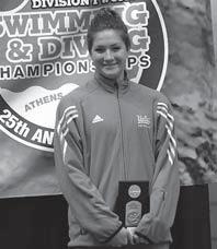 2005-06 2006 Pac-10 Champion in the 1650 Freestyle... Earned All-American honors at the NCAA Championships with her eighth-place finish in the 1650 Free.