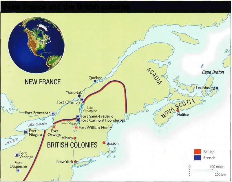 Background to war 11 New France and the British colonies they were being asked to fight.