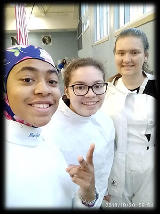 Fencing (Thanks Coach Pappas) The Fencing Team competed at Cambridge High School this past Saturday and everyone had a personal best.