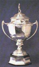 The Thmas Cup The first turnament was held at the Queen's Hall in Prestn in February 1949. The late Sir Gerge Thmas, funder president f the IBF, dnated the Thmas Cup trphy.
