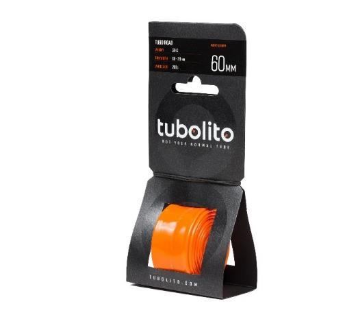 Tubo-Road 63% lighter 2x more robust Product Tubo-Road SV 42mm Tubo-Road SV 60mm Weight 38 g 39 g Covering a width of 18-28 mm Suitable for caliper and disc brakes In direct comparison with standard