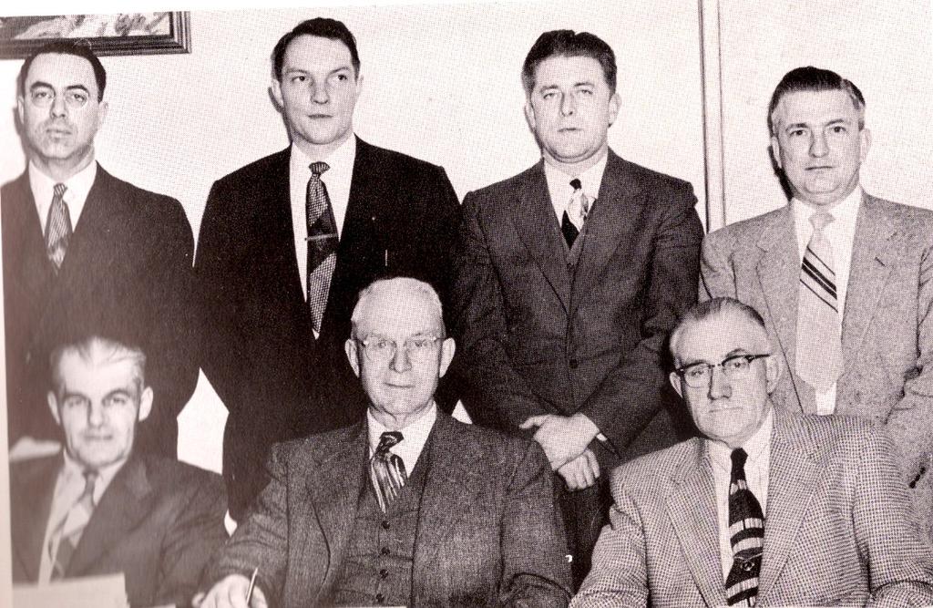 NORTHVILLE FOLKS WE WILL NOT FORGET Board of Education in 1955 Seated: Norman Storer,