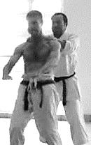 Ryu and Tou'on Ryu. Can you tell me if Kyoda Sensei's teachings included Sanchin Shime and the striking of the body that is similar to the practice of Goju Ryu?