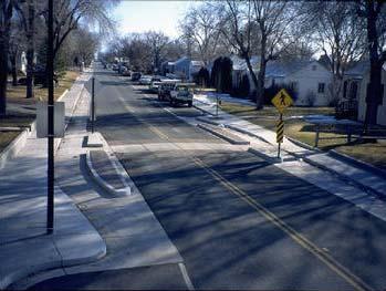 22 Road Design Element 3.20 Traffic Calming Suggested Guidelines 1. Traffic-calming and management measures should fit into, and preferably enhance, the street environment. 2.