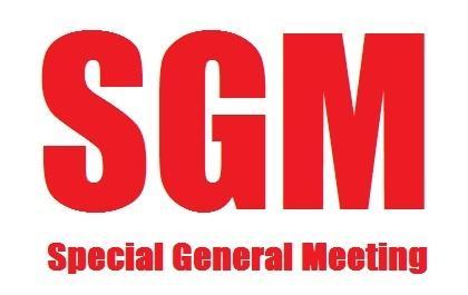 VALLEY ROVERS SGM A SPECIAL GENERAL MEETING OF THE CLUB WILL BE HELD AT 8PM IN THE DRESSING ROOMS AT THE BLEACH, INNISHANNON ON MONDAY 20/02/2017.